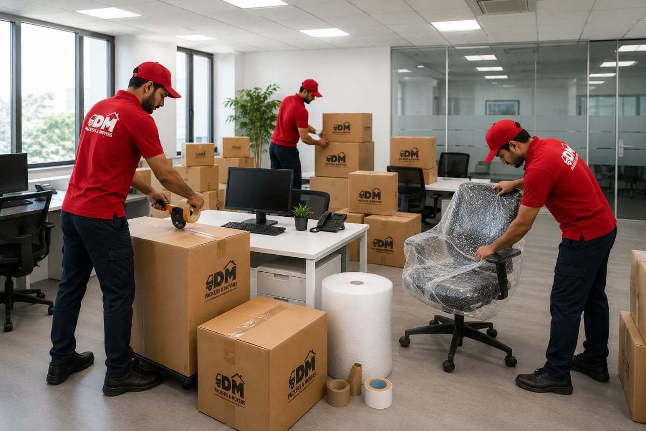 Professional Office Shifting Services by I DM Packers and Movers​